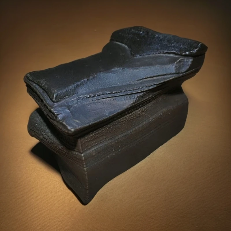 新疆戈壁石泥石彩泥石风凌石精美摆件装饰品（一物一拍下单需备注）