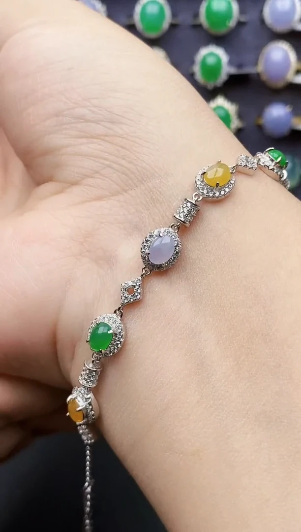 银S925镶嵌戒指翡翠1261