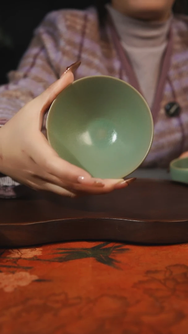 杯子瓷汝州原产地原矿仿古老釉q