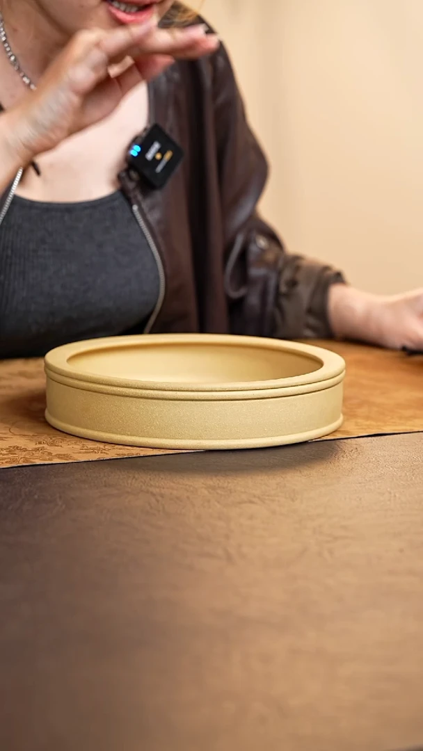 本山绿泥紫砂茶盘