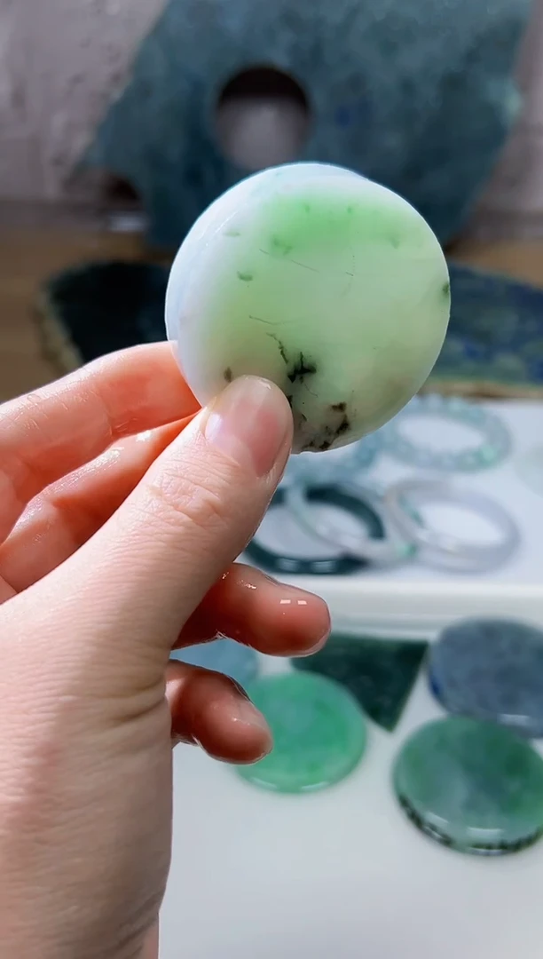 裸石翡翠天然翡翠A货玉 南 684