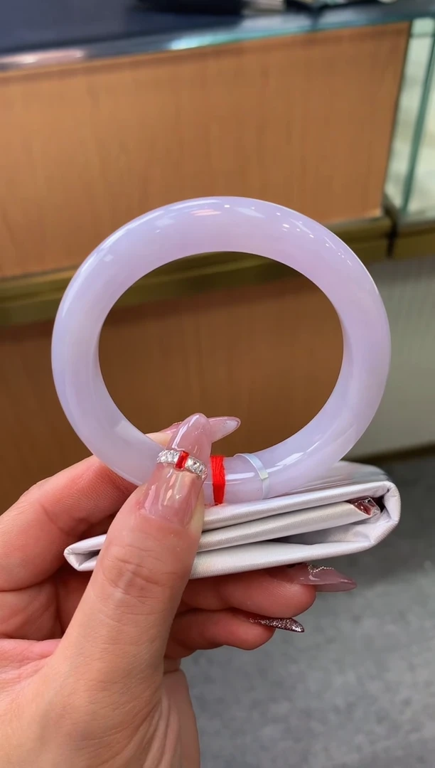 未镶嵌手镯翡翠-F47-正圈54.3