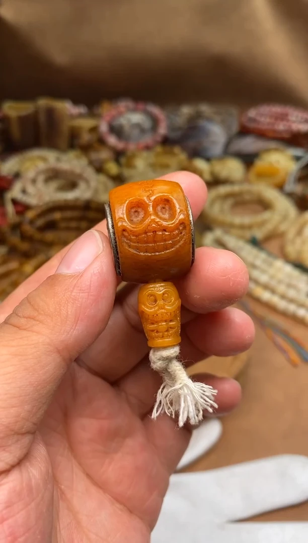 其他牛骨P603-尸驼林三通-有棕裂