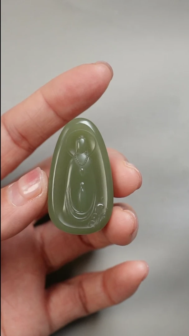 未镶嵌和田玉挂件悟道