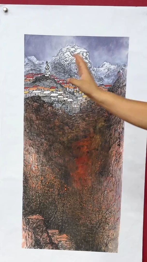 国画国画绘画山水花鸟