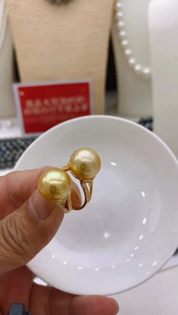 未镶嵌海水珍珠戒指100 戒指