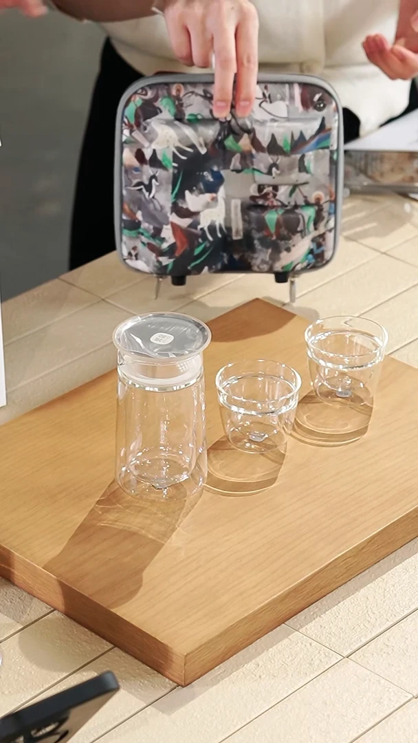 九色鹿月影随身装茶具套装