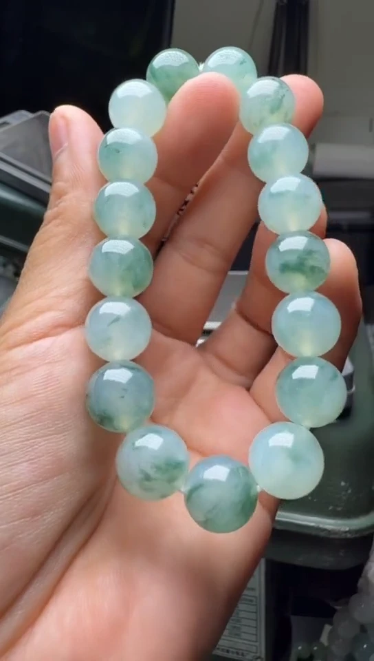 未镶嵌手链翡翠缅甸翡翠A货卡12左右