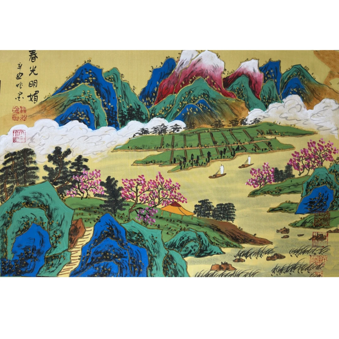 梁兆金老师-国画作品欣赏