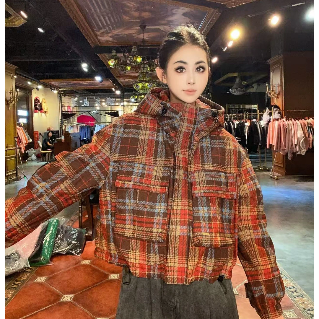 【83985-E】 2025新款时尚洋气冬季连帽鹅绒服外套