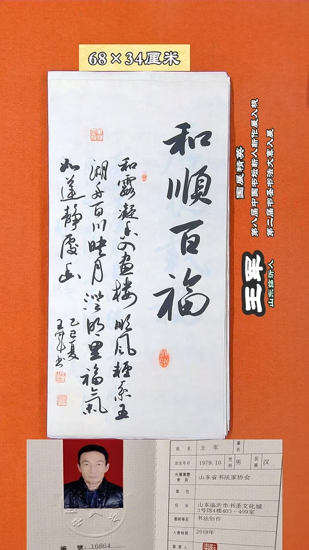 书法44D王军书法作品