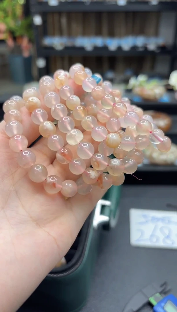 未镶嵌手链石英质玉53(多样性发其一)微瑕8-9mm