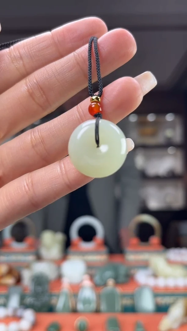 【闪购商品】和田玉颈饰未镶嵌佩佩20mm左右