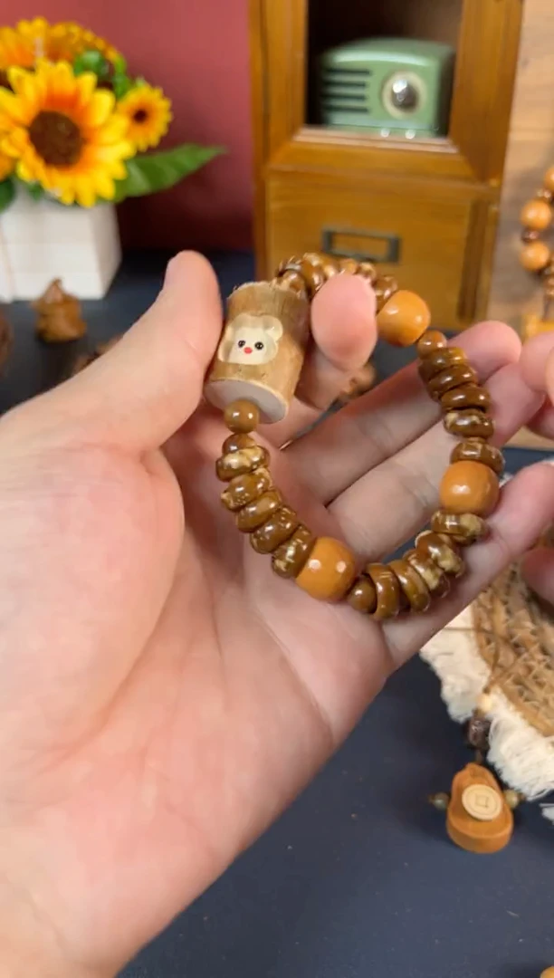 非洲檀香无事牌钱串子腰缠万贯