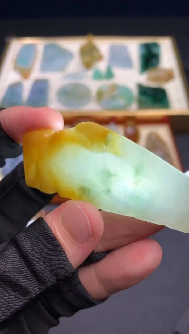 定制翡翠未镶嵌天然翡翠裸石 （含工费）