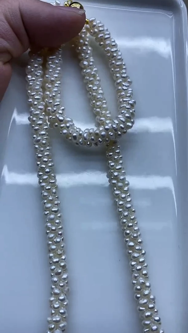 项链未镶嵌淡水珍珠项链多样性发其一