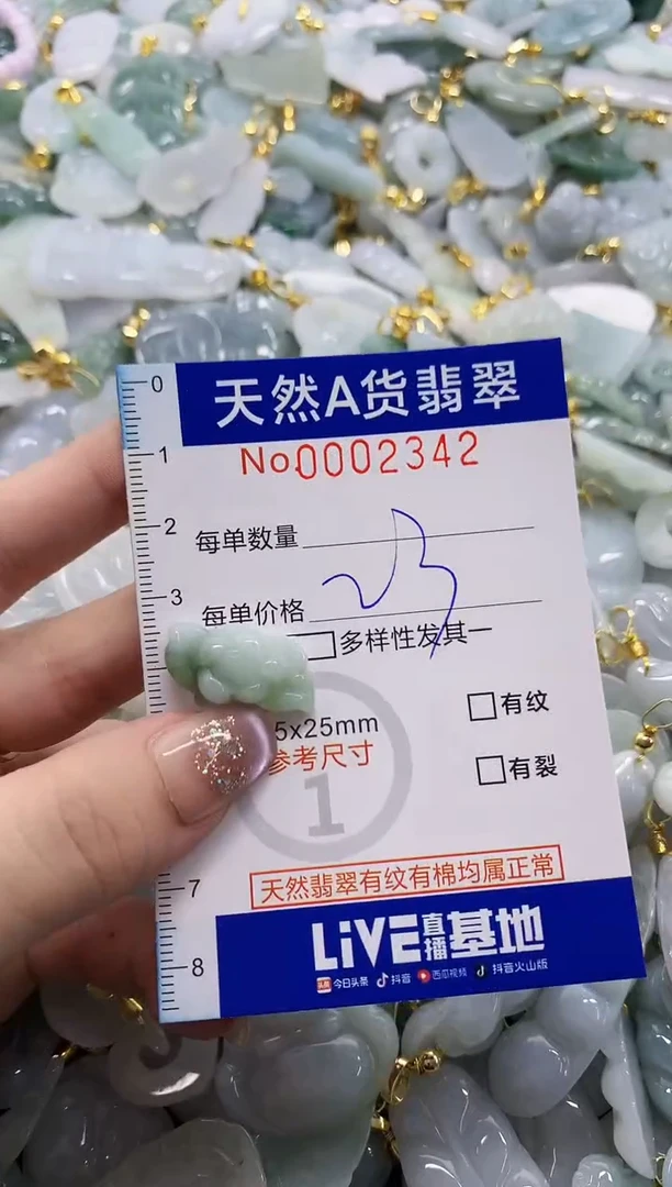 颈饰未镶嵌翡翠天然A货翡翠