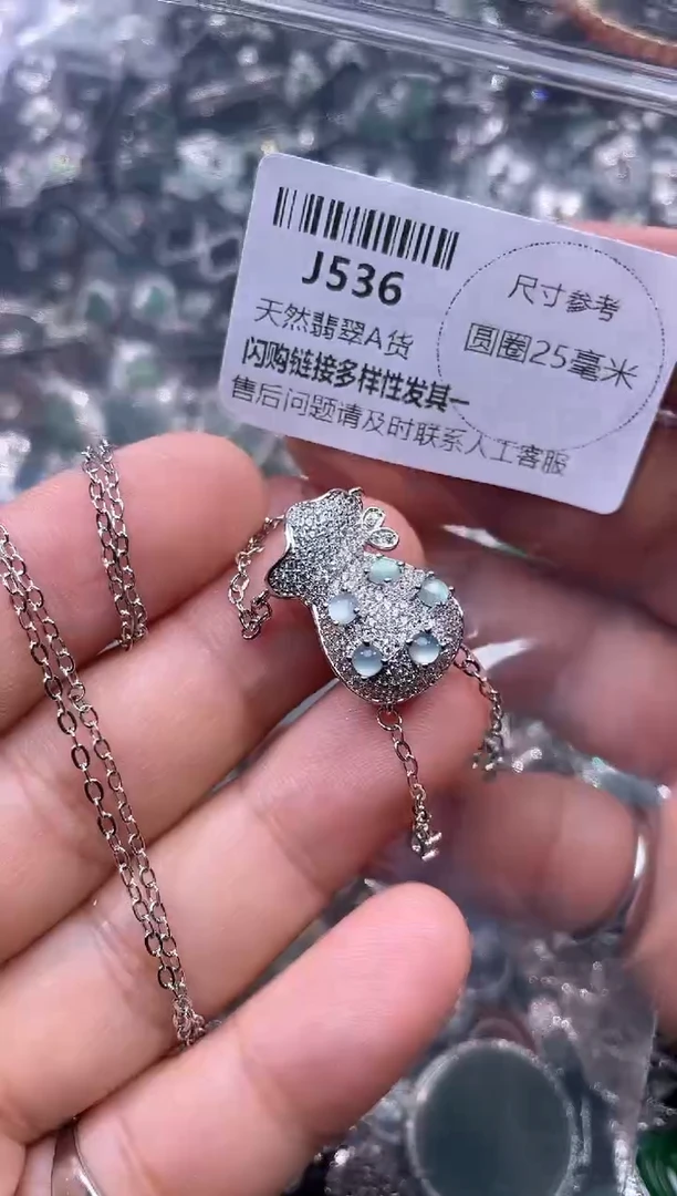 【闪购商品】翡翠颈饰未镶嵌J536项链