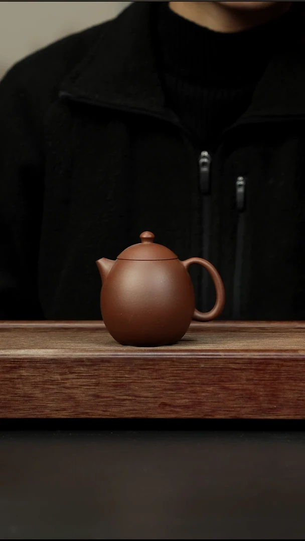 茶壶紫砂底槽清 龙蛋