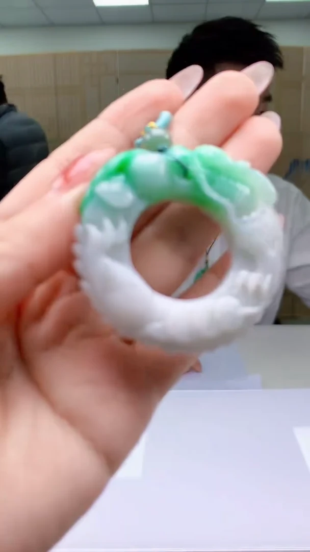 【闪购商品】定制翡翠未镶嵌5028ty-毛货挂件56