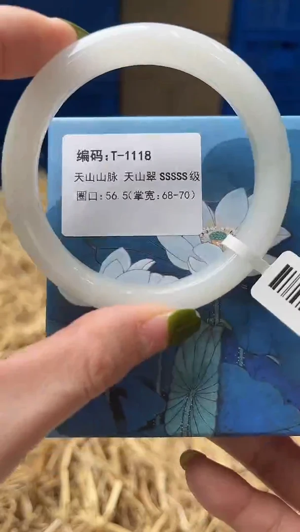 未镶嵌手镯石英质玉T1118