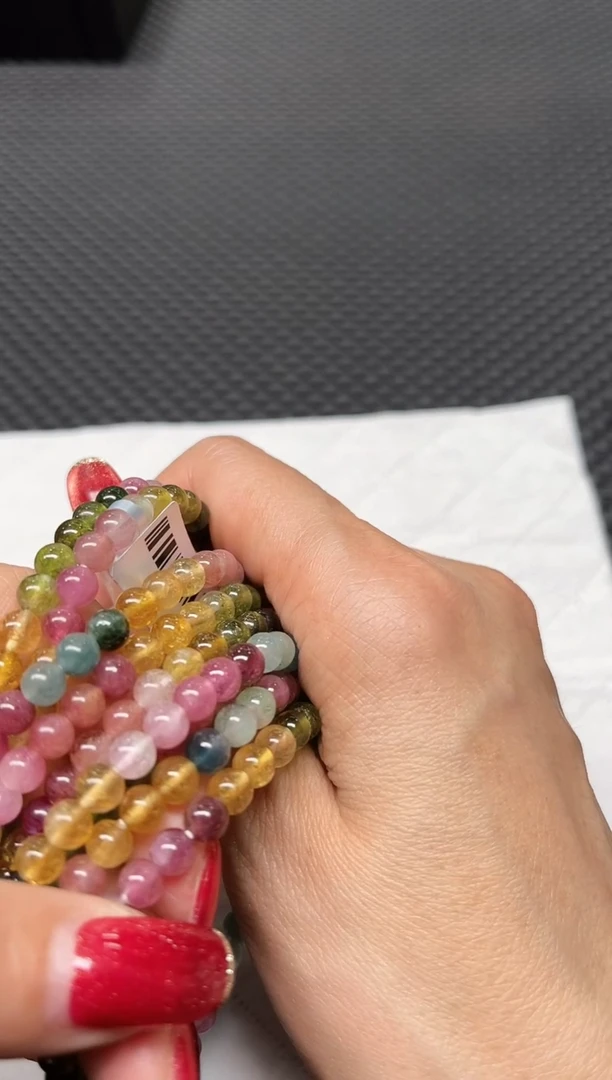 【闪购商品】碧玺手串未镶嵌多样性发1件