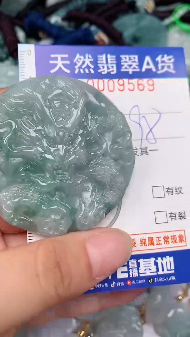 翡翠未镶嵌颈饰...0009569