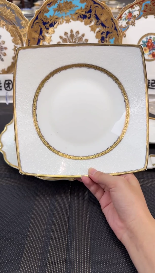 瓷片方深盘正品 1个