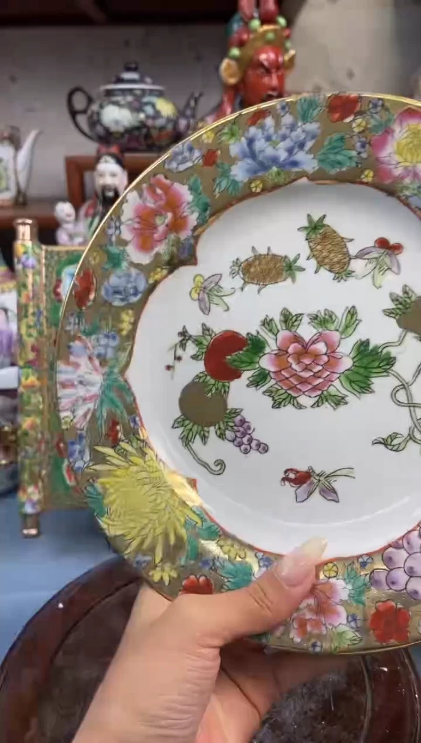 瓷片微瑕慎拍景德镇窑老厂瓷器单件