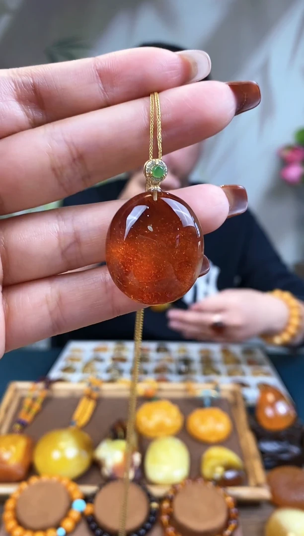 【闪购商品】琥珀裸石银S925镶嵌基地发货 一物一证 顺丰包邮