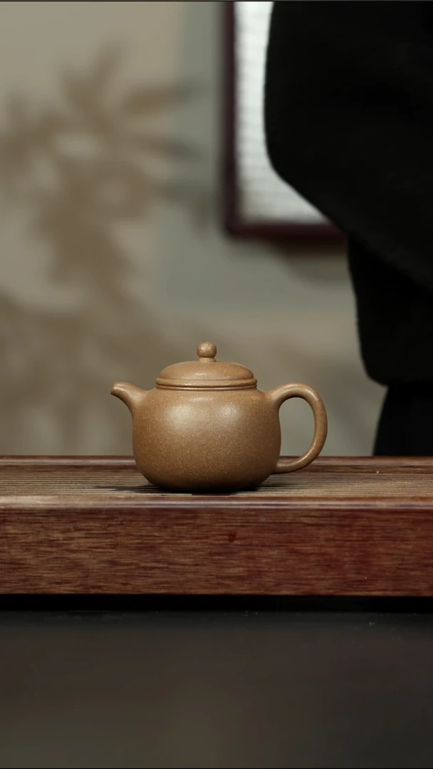 茶壶紫砂芝麻绿 小匏樽