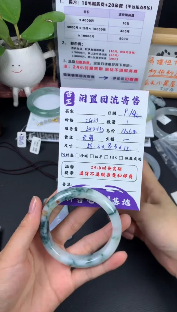 未镶嵌手镯翡翠手镯