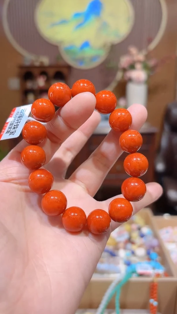 【闪购商品】南红玛瑙手串未镶嵌设计款珠串