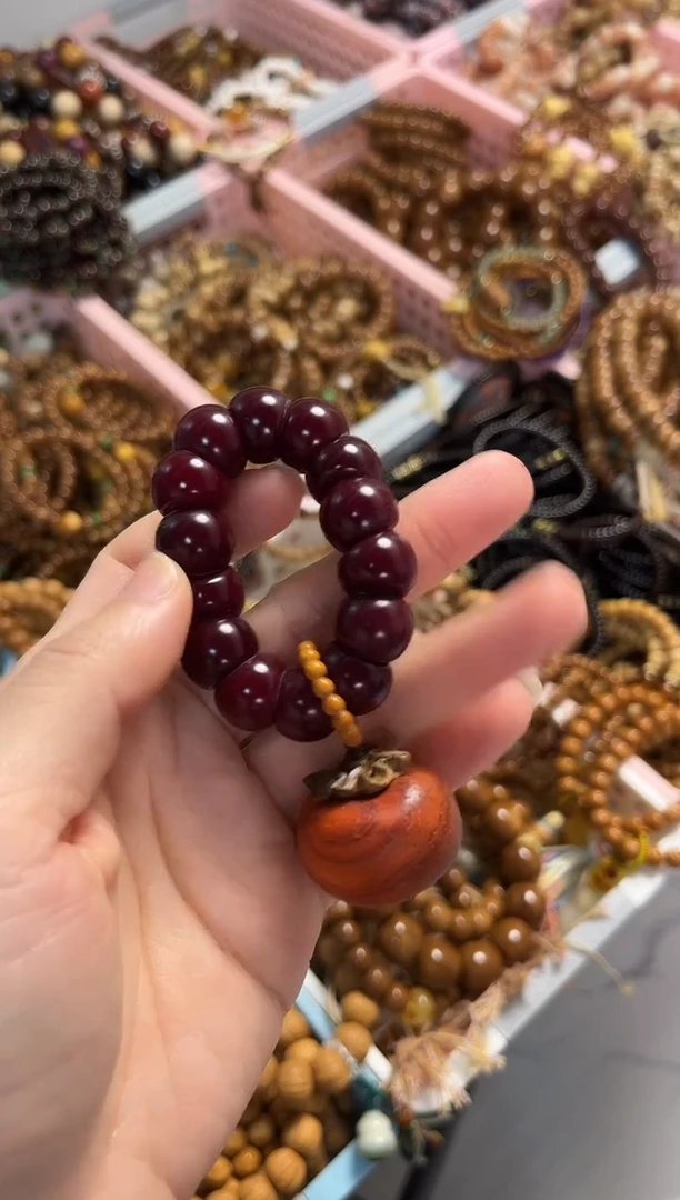 手串菩提根/象牙果菩提根蒜瓣大肠柿柿如意手捻