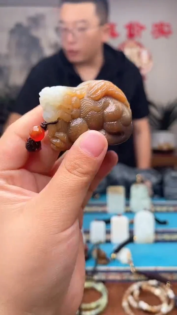 和田玉未镶嵌挂件1
