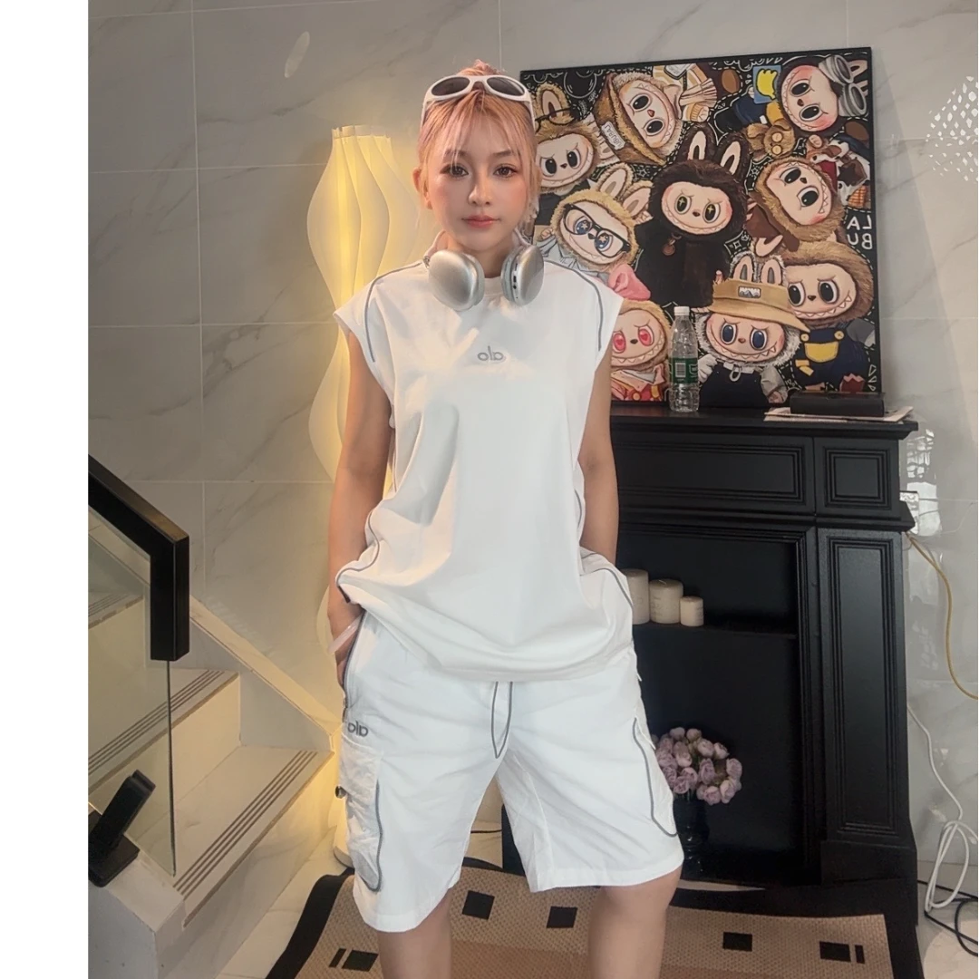 【YM】2025夏季新款时尚潮流背心套装1077+1094