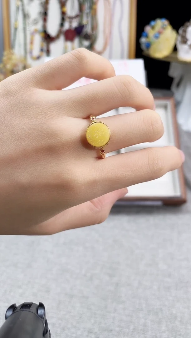 水晶手串未镶嵌扎基拉姆米拉银配戒指