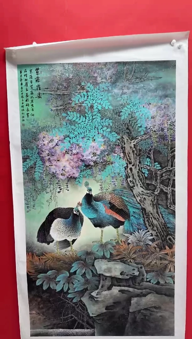 国画画家陆远华纯手绘原作
