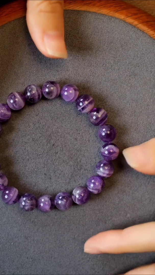 【闪购商品】紫晶手串未镶嵌紫色手串123456