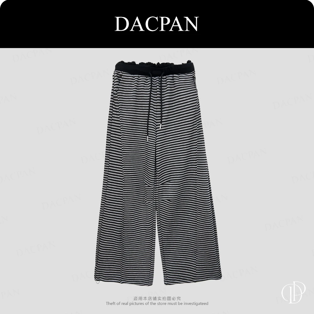 DACPAN-“条纹裤”慵懒休闲条纹裤  松紧腰 2025/盼·PP 8270