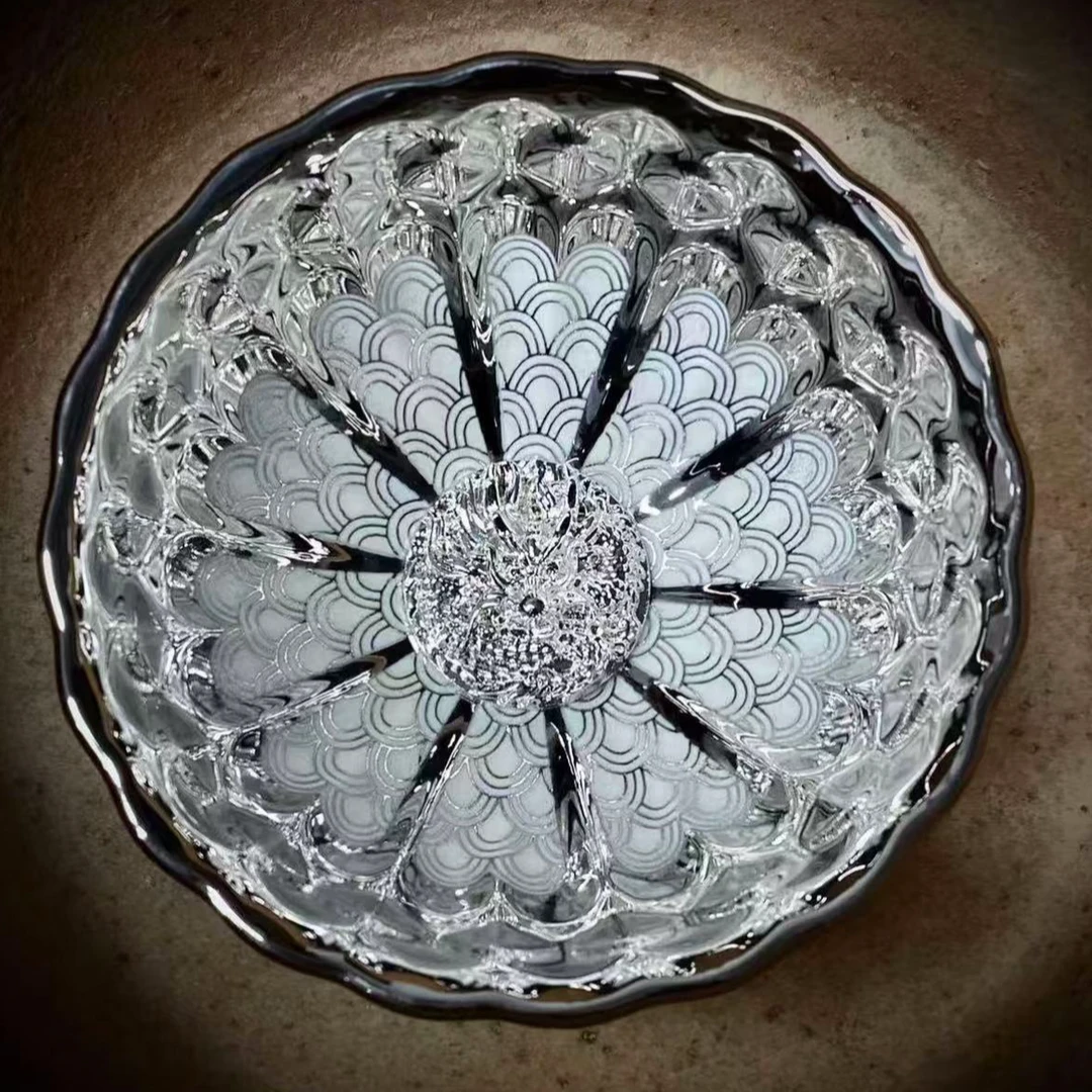 冰清玉洁白龙主人杯 夜光 手工茶茶器（无礼盒）