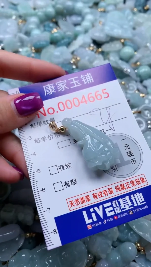 颈饰未镶嵌翡翠4655