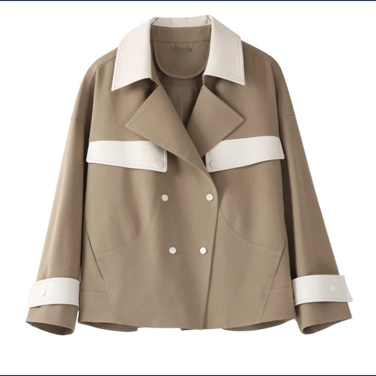 【达人专享】拓时集美学生活管风衣外套4A125114