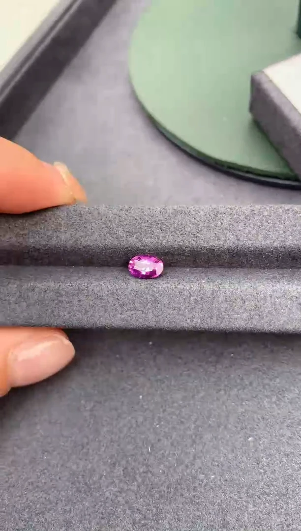 【闪购商品】彩色蓝宝石裸石未镶嵌1ct无烧紫蓝宝