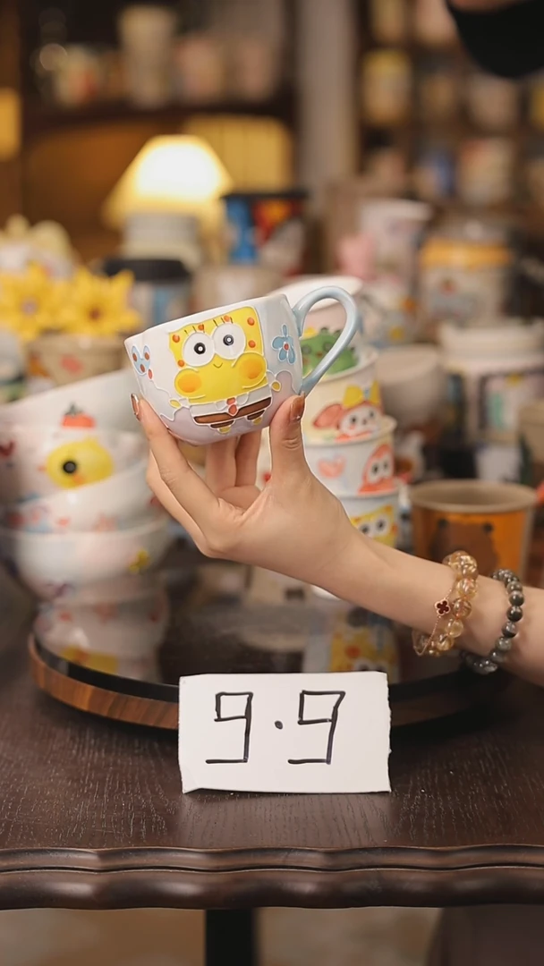 摆件景德镇釉下彩绘设计师款式陶瓷