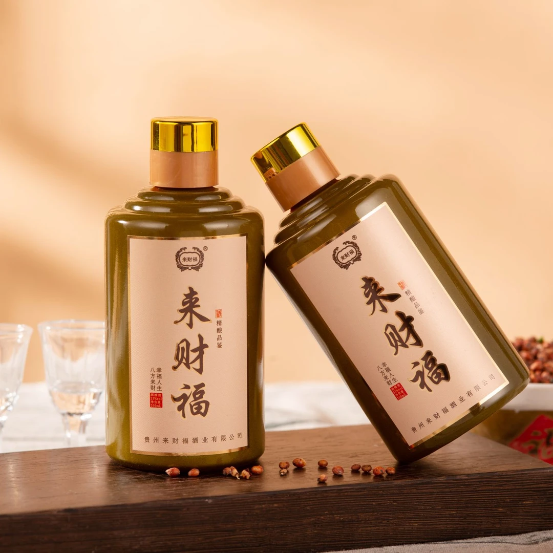 来财福白酒53度大曲坤沙酱香型白酒100ml 小酒品鉴酒53%Vol100ml