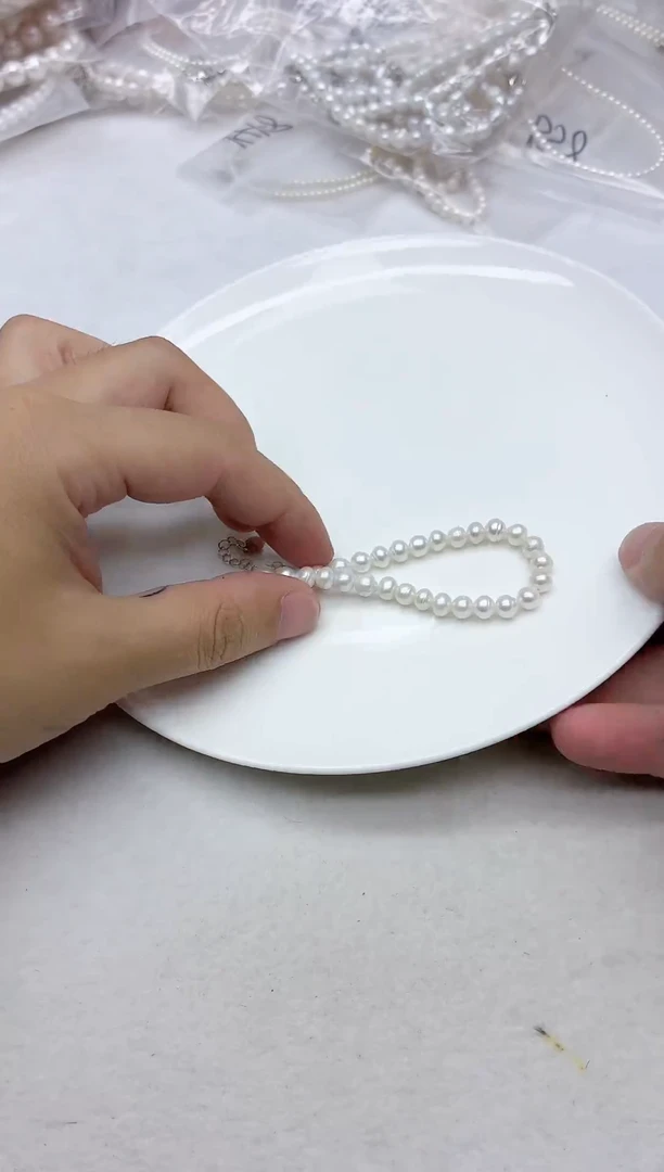 未镶嵌淡水珍珠项链A8