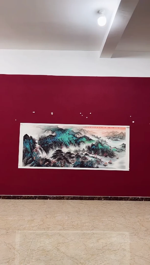 国画中**叔张现民的国画作品