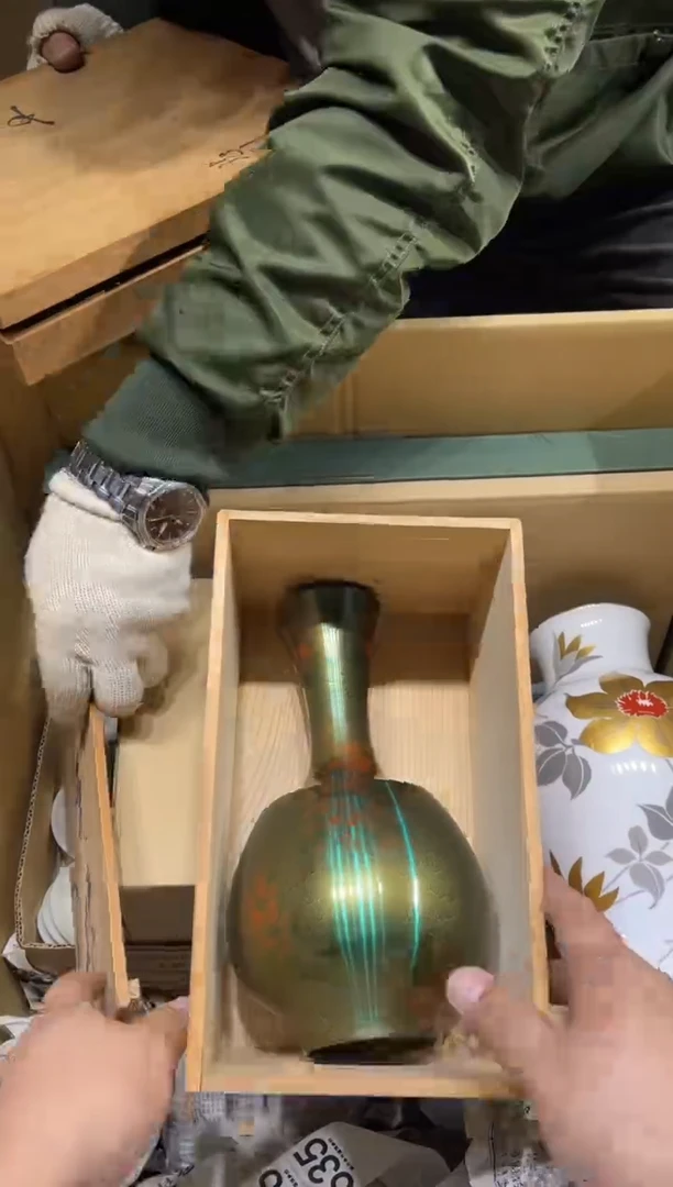 634 全新铜花器 茶道零配