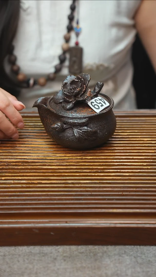 万古烧粗陶手工茶具